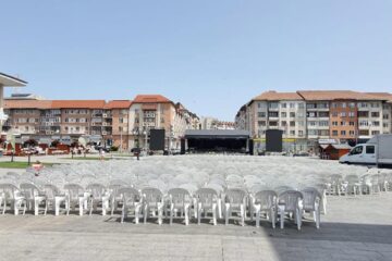 Ecran gigant și 1000 de scaune, în centrul Sucevei, pentru meciul România - Olanda