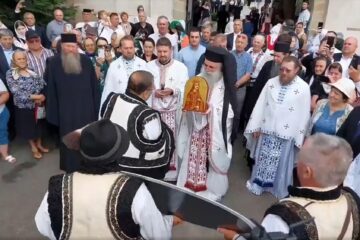 Primirea lui Gheorghe Flutur de către starețul Melchisedec