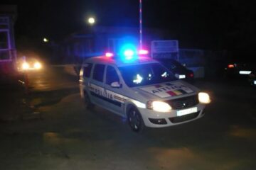 O șoferiță băută, prinsă după ce a intrat cu mașina într-o vacă