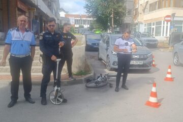 Accidentul a avut loc în zona centrală a municipiului Suceava