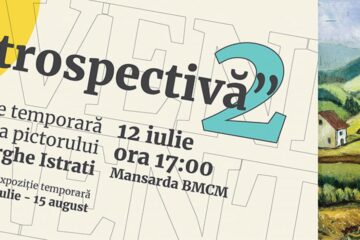 „Retrospectivă 2”, expoziție temporară a pictorului Gheorghe Istrati, la Biblioteca Municipală