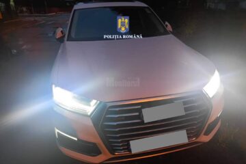 Autoturismul recuperat de polițiști