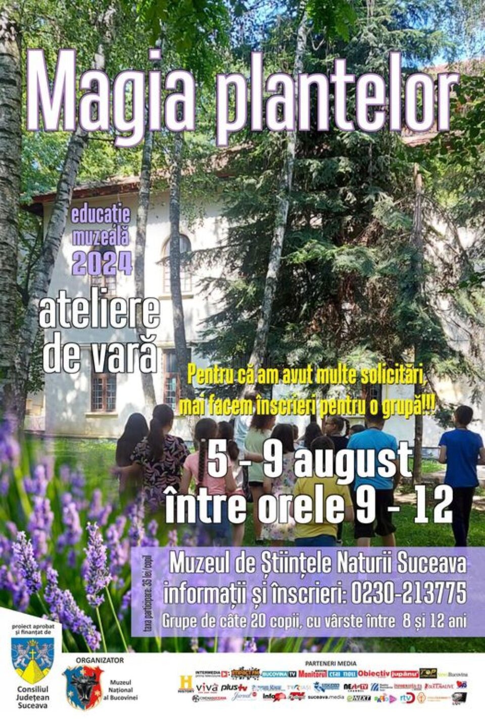 Magia plantelor, atelier pentru copii