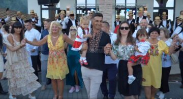 Botezul fiului lui George Simion, liderul AUR, în Bucovina, cu o petrecere câmpenească cu 1000 de invitați