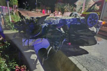 Accident extrem de violent la Dumbrăveni