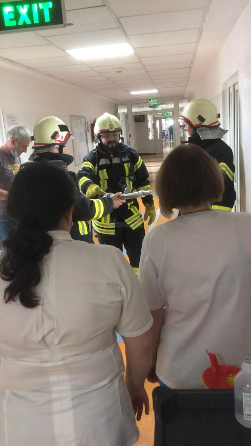 Pompierii spitalului - la rond prin spital