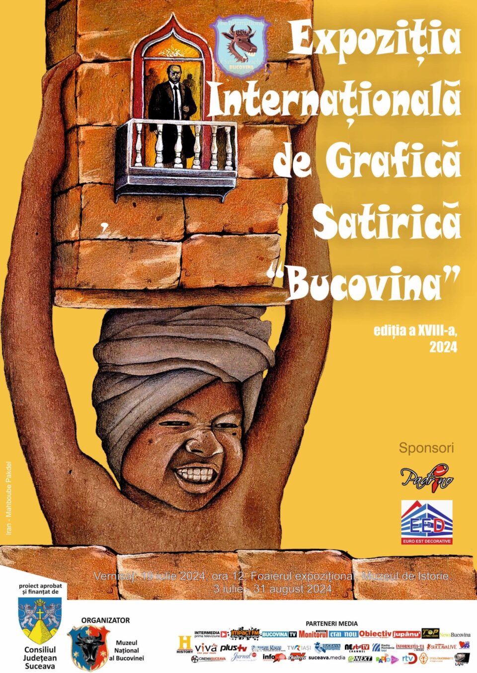 Expoziția Internațională de Grafică Satirică „Bucovina”, ediția a XVIII-a, va fi vernisată, vineri, la Muzeul de Istorie Expoziția Internațională de Grafică Satirică „Bucovina”, ediția a XVIII-a, va fi vernisată, vineri, la Muzeul de Istorie