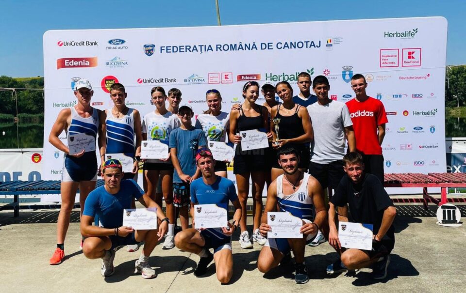 Canotorii de la CSM Suceava s-au întors medaliați de la Cupa României