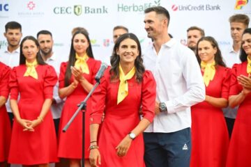 Sotii Ionela si Marius Cozmiuc vor purta drapelul țării noastre la festivitatea de deschidere