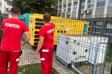 Pompierii spitalului - verificare generatoare