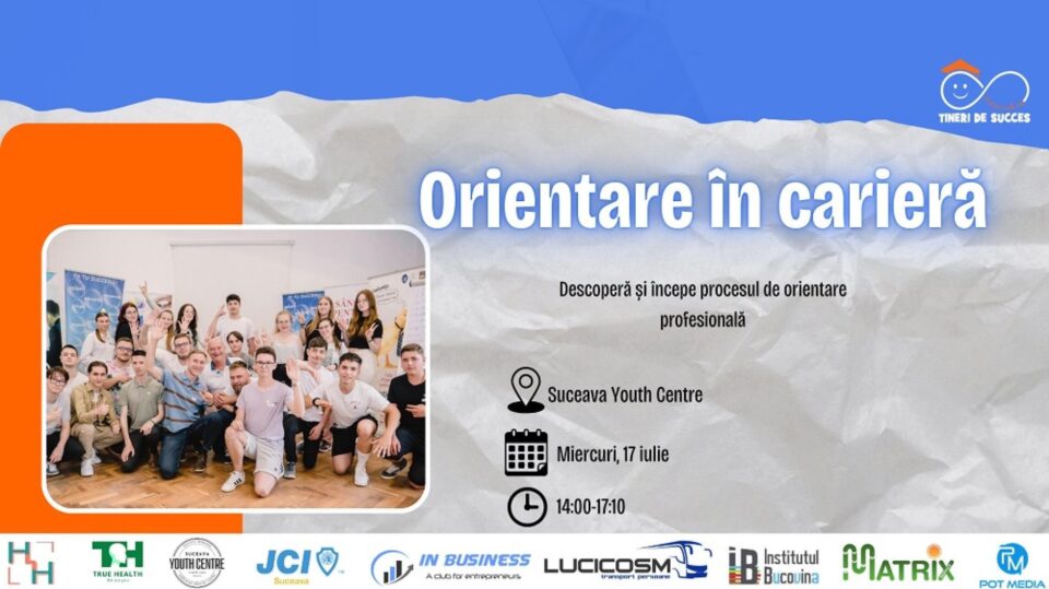 Orientare în carieră, întâlniri cu antreprenori și consiliere, la Școala de Vară a Asociației „Tineri de Succes” Orientare în carieră, întâlniri cu antreprenori și consiliere, la Școala de Vară a Asociației „Tineri de Succes”