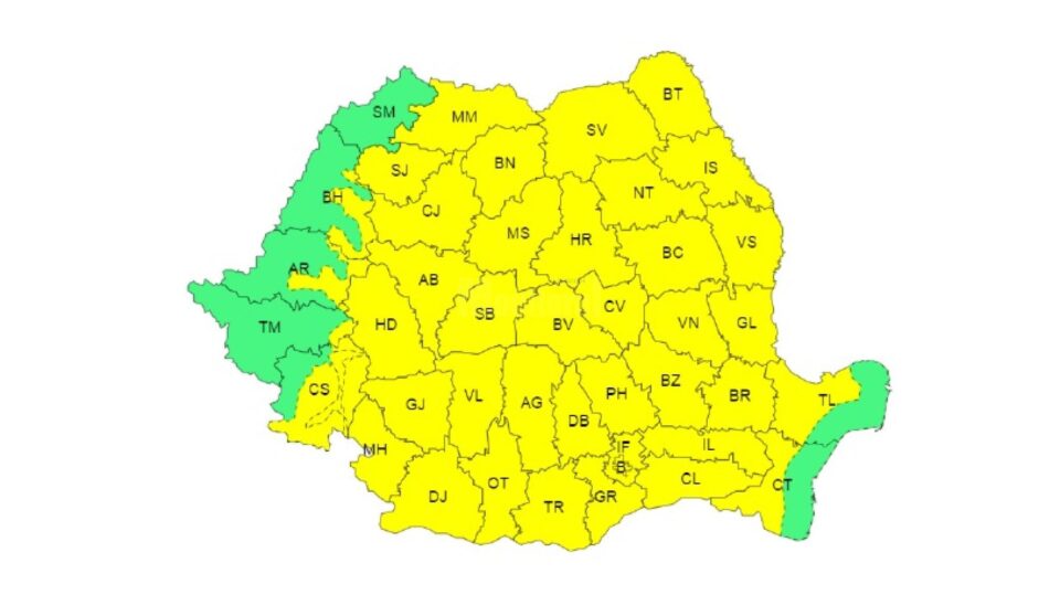 Cod galben de vijelii și averse torențiale valabil în județul Suceava începând de astăzi și până pe 19 iulie la ora 2:00 Cod galben de vijelii și averse torențiale valabil în județul Suceava începând de astăzi și până pe 19 iulie la ora 2:00