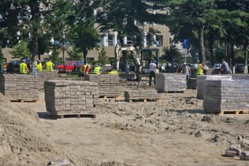 Lucrări pentru montarea panourilor fotovoltaice