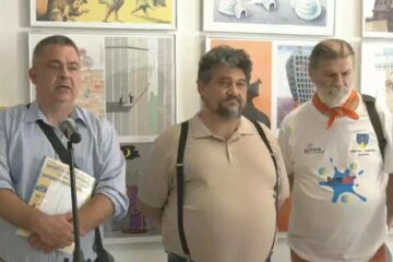 Vernisajul Expoziției Internaționale de Grafică Satirică „Bucovina”, ediția a XVIII-a