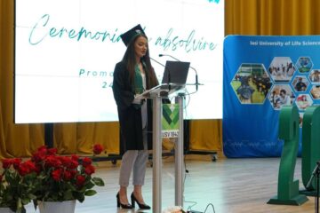 Lenuța Galan, șefă de promoție la Medicina Veterinară Iași