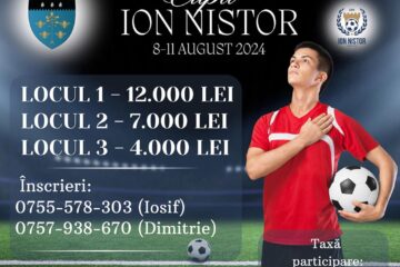 A patra ediție a turneului de minifotbal Cupa Ion Nistor va avea loc la Vicovu de Sus în perioada 8 - 11 august