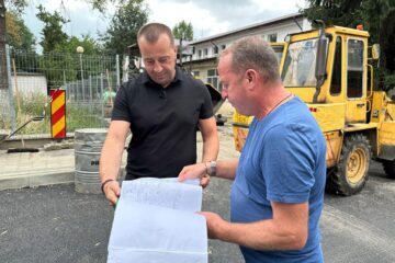 Lucian Harșovschi, la reabilitarea străzii Tipografiei