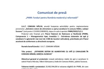 „PNRR: Fonduri pentru România modernă și reformată!”