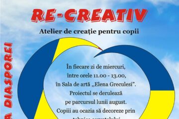 „Re-Creativ”, atelier de creație pentru copii, la Biblioteca Bucovinei