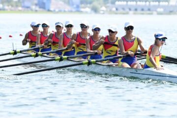 Echipajul feminin de 8+1 al Romaniei a cucerit medalia de aur