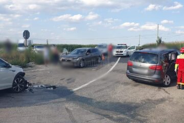 Accident cu 12 persoane implicate și Plan Roșu activat