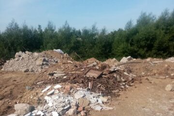 Deșeuri din construcție, la Salcea