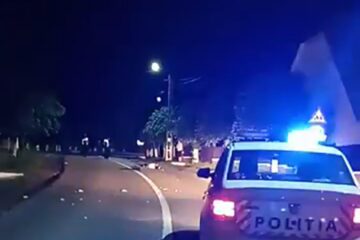 Imagine de la locul tragediei