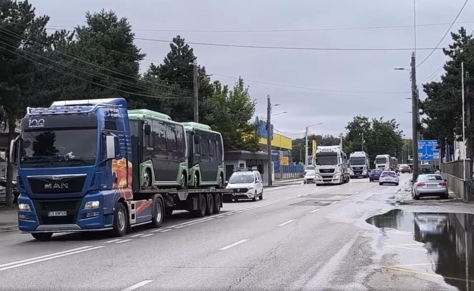 Toate cele 50 autobuze electrice pentru Zona Metropolitană au ajuns la Suceava