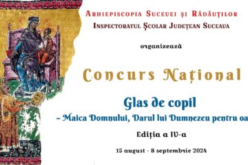 Concursul de recitare pentru elevi „Glas de copil – Maica Domnului, Darul lui Dumnezeu pentru oameni”, ediția a IV-a