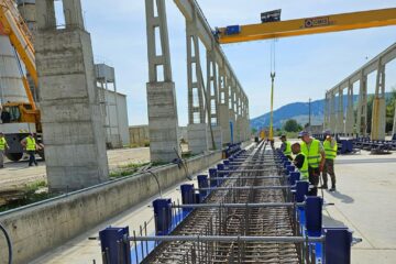 Compania Construcții Montaj AG este prima din județ care produce prefabricate din beton tensionat pentru structuri civile și industriale