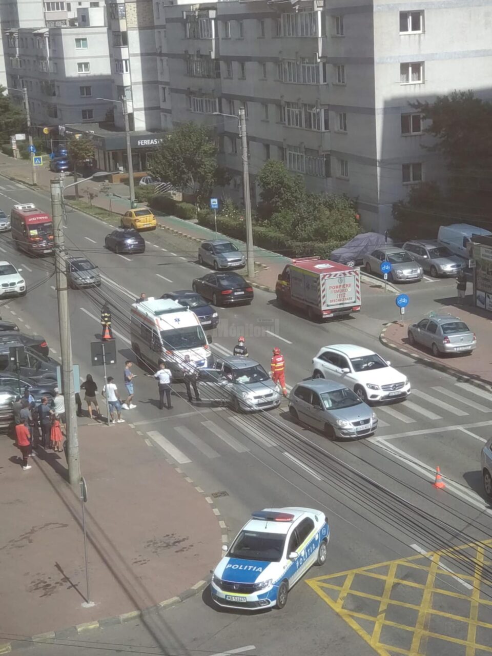 Accidentul de pe bulevardul George Enescu