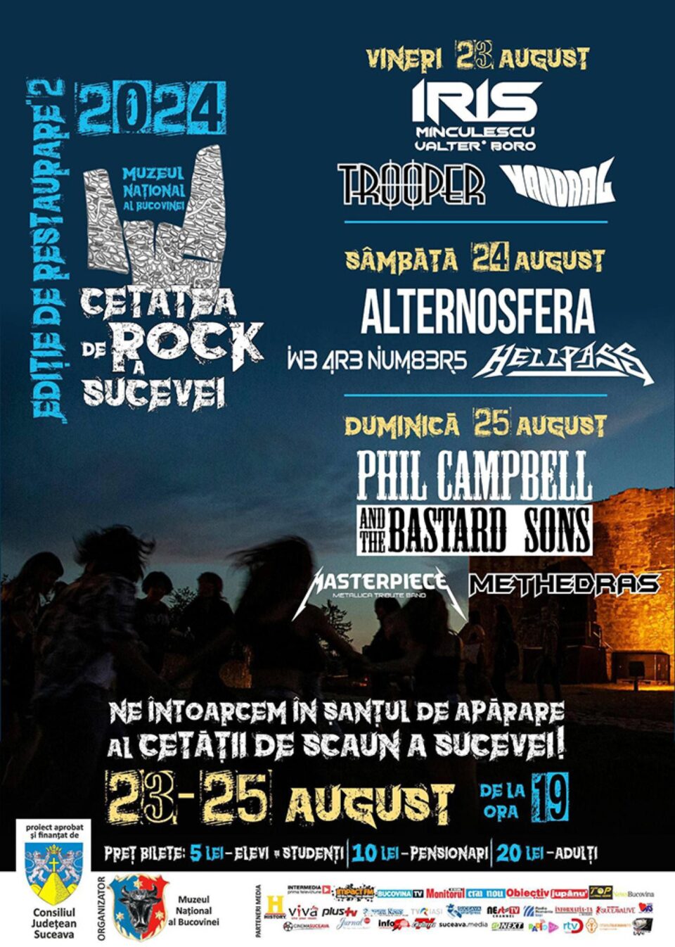 Iris, Alternosfera, Trooper, printre trupele invitate la Festivalul ”Cetatea de Rock a Sucevei” Iris, Alternosfera, Trooper, printre trupele invitate la Festivalul ”Cetatea de Rock a Sucevei”