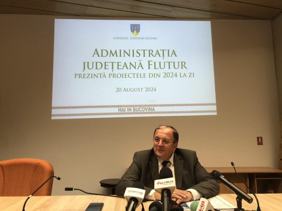 Președintele Consiliului Județean Suceava, Gheorghe Flutur