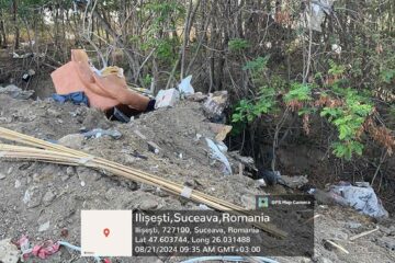 Primăria Ilișești, amendată drastic pentru deșeuri abandonate în câmp