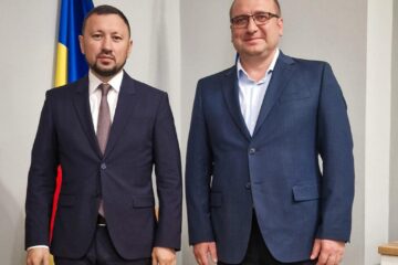 Ciprian Dumitru Muscă, președintele ASFOR și Mircea Fechet, ministrul Mediului Apelor si Pădurilor