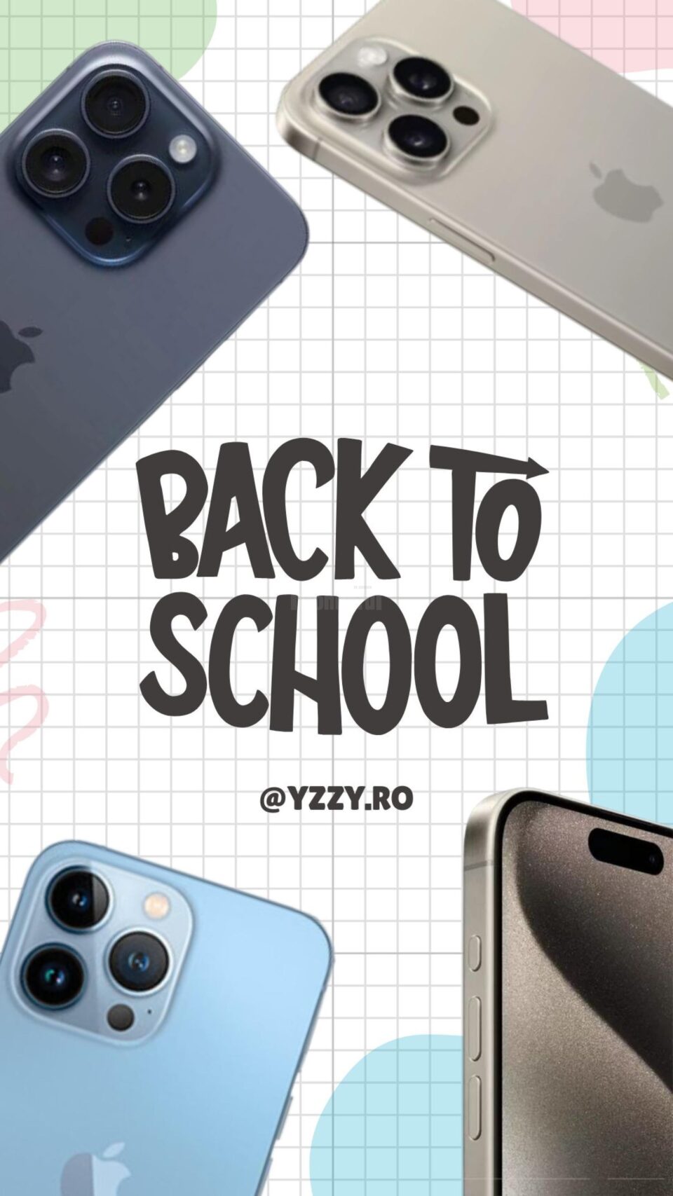 YZZY.ro: Telefoane ca noi - Apple și Samsung - cu 2 ani garanție, cu reduceri pentru elevi și studenți