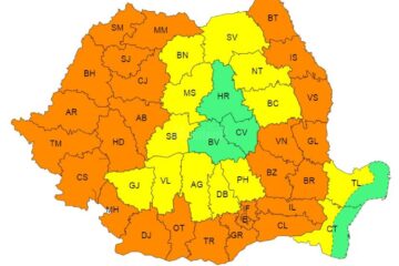 Avertizari meteo ANM luni, 26 august 2024
