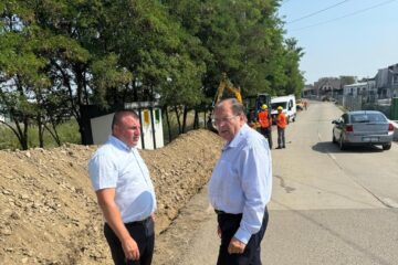 Președintele CJ Suceava, prezent la începerea lucrărilor la noua aducțiune de gaz din Marginea, o investiție de nouă milioane de euro