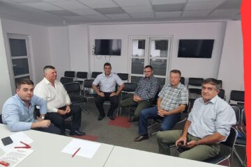 Primarul din Crucea și trei mineri pensionari de la CNU au fost în audiență la Gheorghe Șoldan