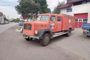 Mașina de pompieri încercată de hoți la Frătăuții Vechi