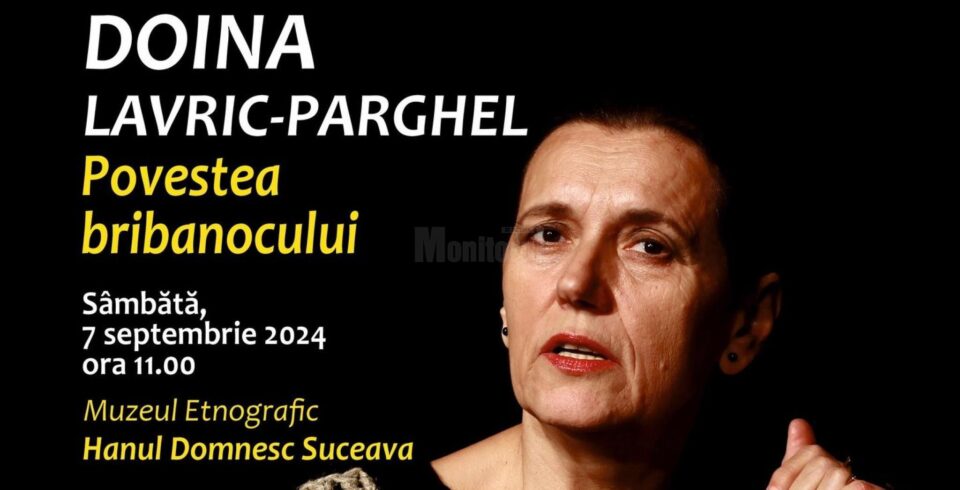 Doina Lavric-Parghel își lansează cartea cu CD „Povestea Bribanocului”, sâmbătă, la Hanul Domnesc