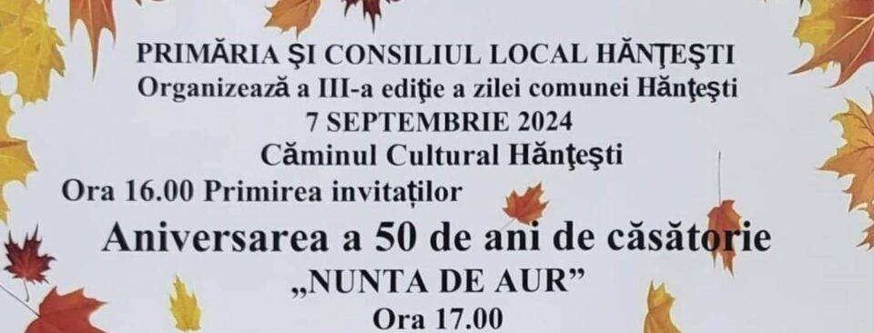Zilele Comunei Hănțești, ediția a III-a
