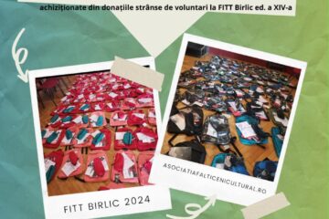 150 de ghiozdane cu rechizite, oferite de Asociația Fălticeni Cultural