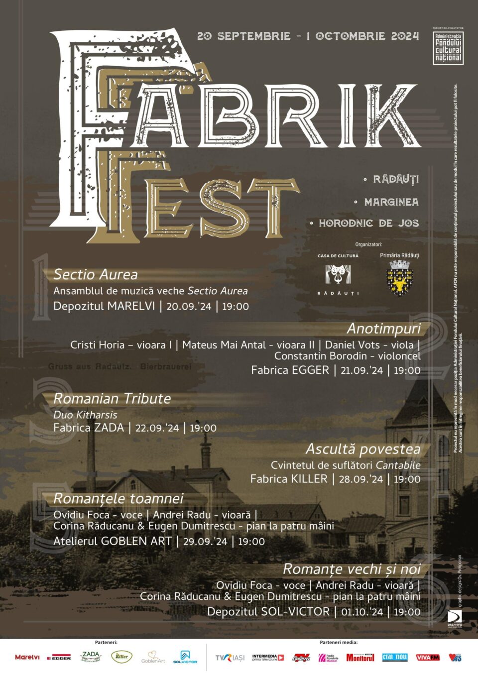 Fabrik Fest, proiect cultural care transformă spațiile neconvenționale în scene pentru concerte Fabrik Fest, proiect cultural care transformă spațiile neconvenționale în scene pentru concerte