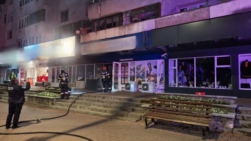 Incendiul de vizavi de catedrala din Suceava