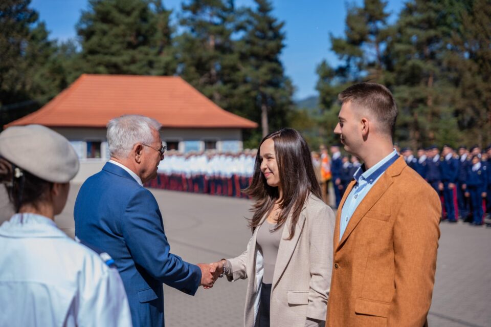 Deschiderea anului scolar, la Colegiul Militar, Foto Laurențiu Sbiera, elev caporal Matei Trofin (15)