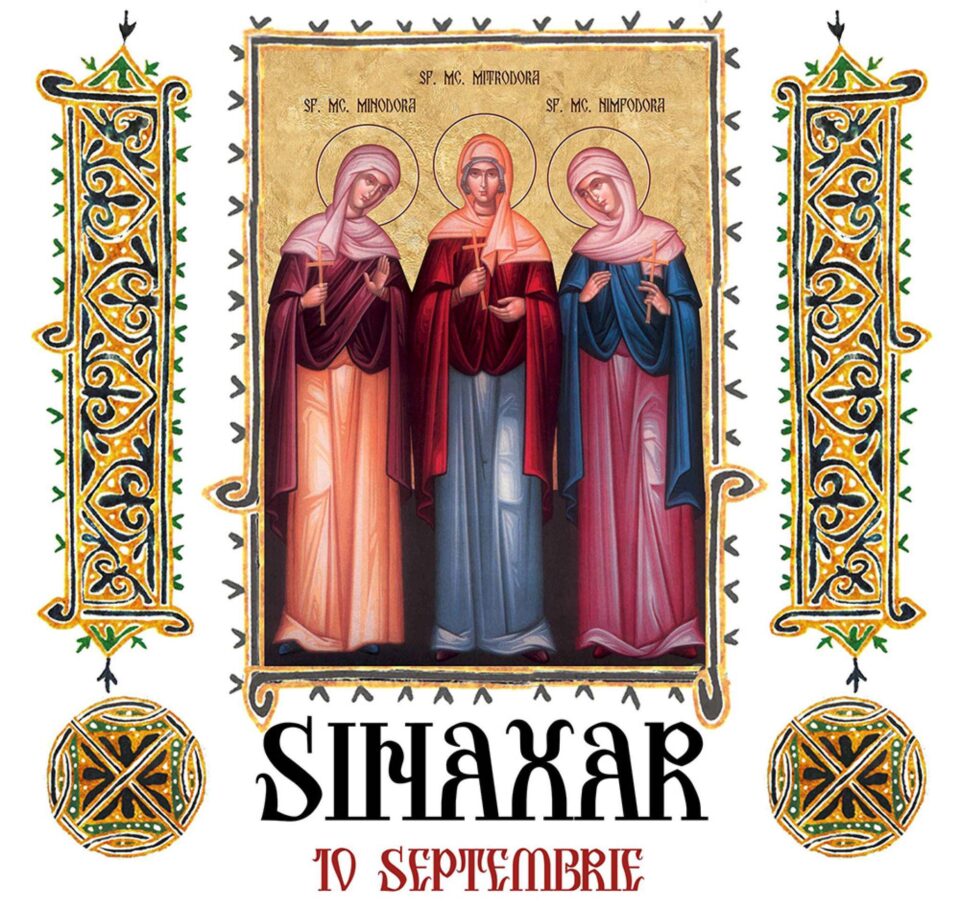 Sinaxar 10 septembrie 2024