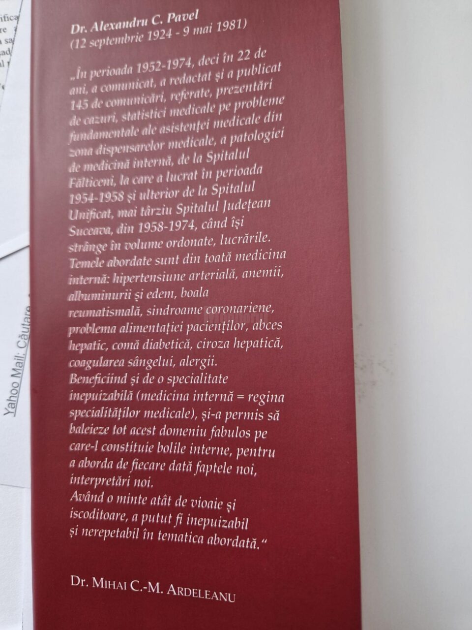 Pagini din istoria medicinei romanești