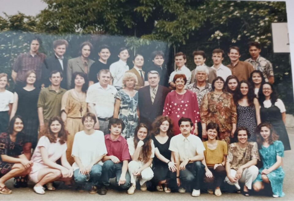 1996 - alături de profesori și elevi