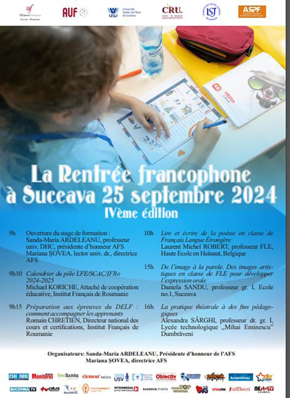 „Începutul de an școlar francofon la Suceava”, ediția a IV-a, eveniment organizat de Alianța Franceză „Începutul de an școlar francofon la Suceava”, ediția a IV-a, eveniment organizat de Alianța Franceză
